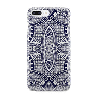 Polynesian Phone Case Blue And White iPhone 8 Plus - Polynesian Pride