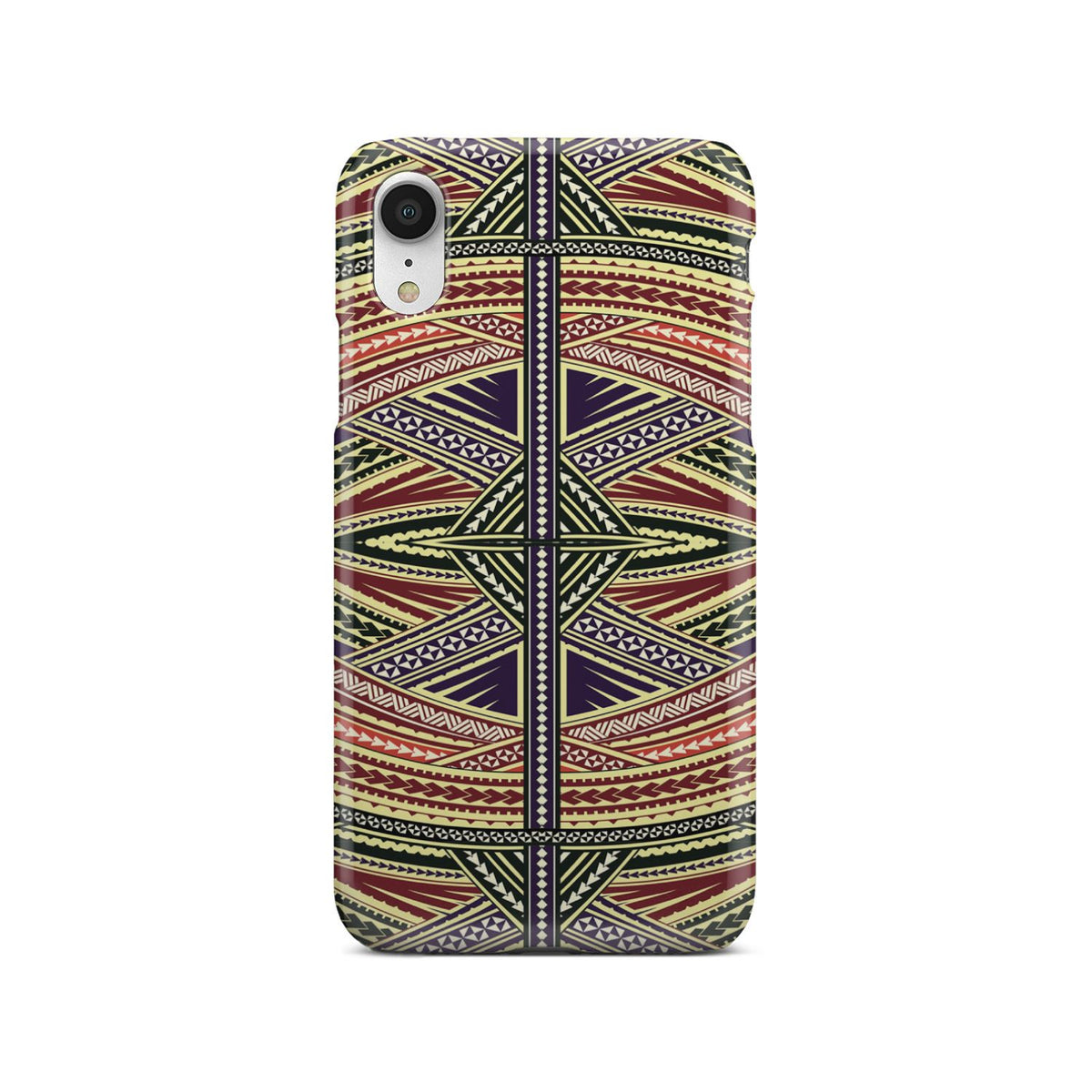 Polynesian Phone Case Yellow iPhone Xr - Polynesian Pride