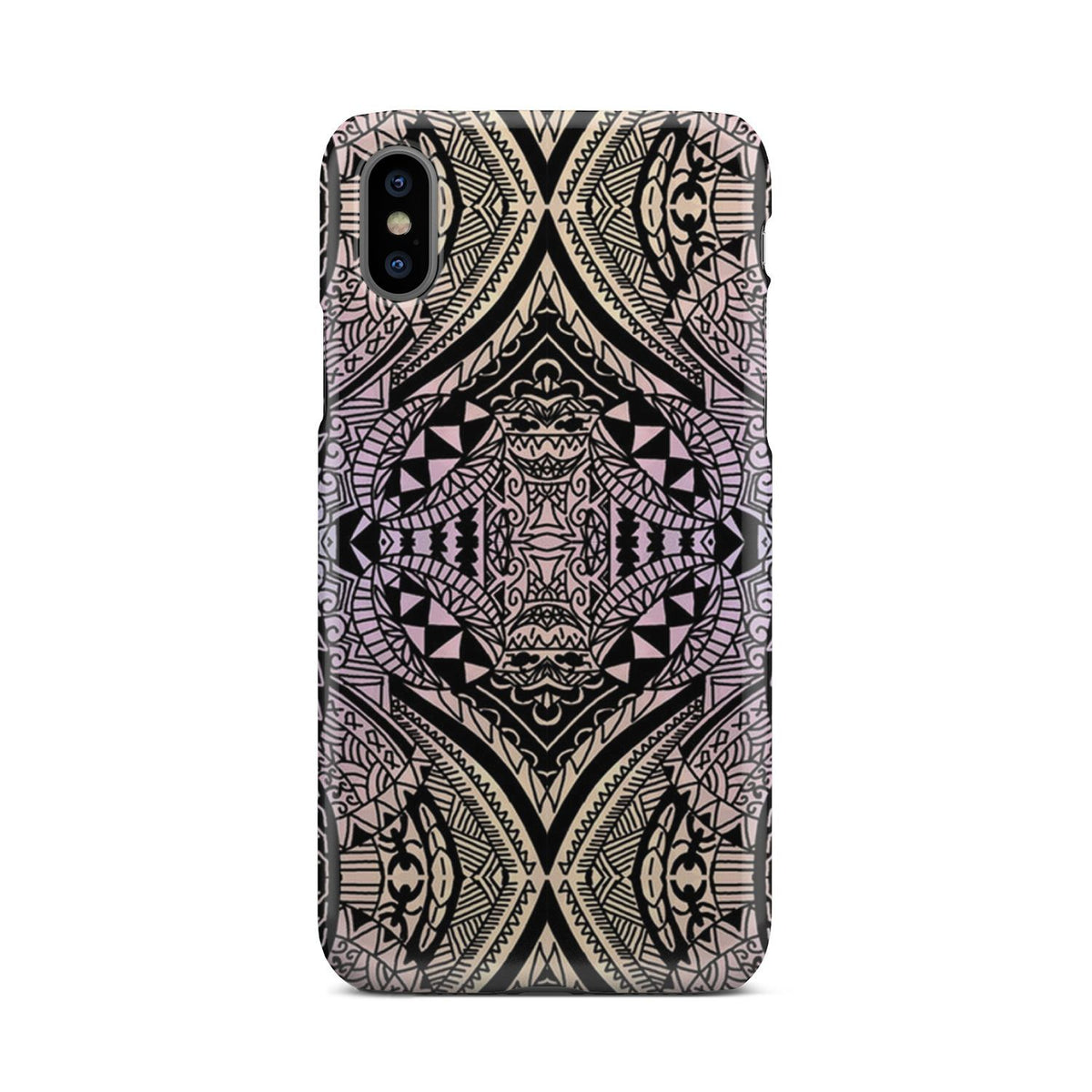 Polynesian Phone Case Blur iPhone Xs - Polynesian Pride