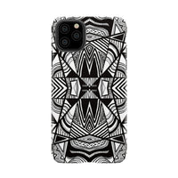 Polynesian Tribal Tough Case White And Black iPhone 11 Pro Max - Polynesian Pride