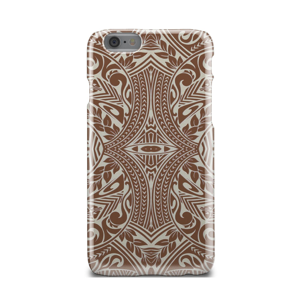 Polynesian Tribal Phone Case Brown iPhone 6s - Polynesian Pride