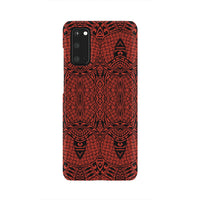 Polynesian Phone Case Red Samsung Galaxy S20 - Polynesian Pride
