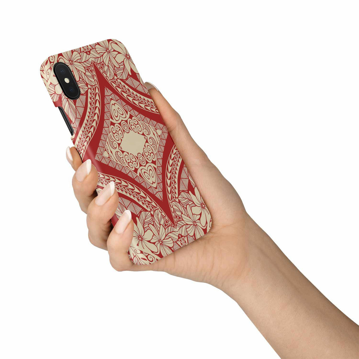 Polynesian Phone Case Red And Yellow - Polynesian Pride