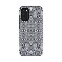 Polynesian Tough Case Black And White Samsung Galaxy S20 - Polynesian Pride