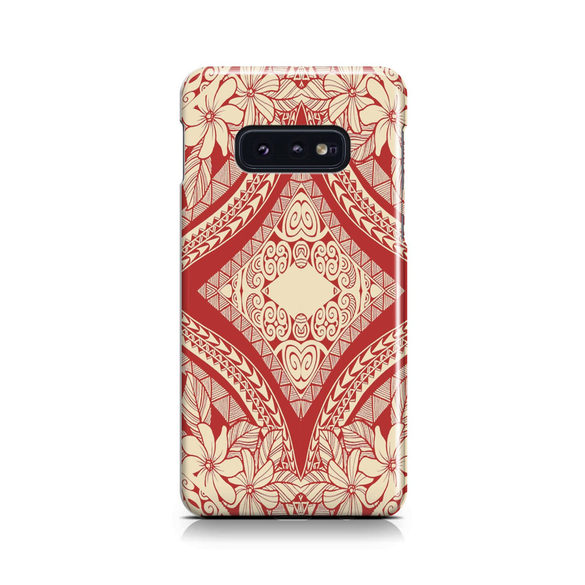 Polynesian Phone Case Red And Yellow Samsung Galaxy S10e - Polynesian Pride