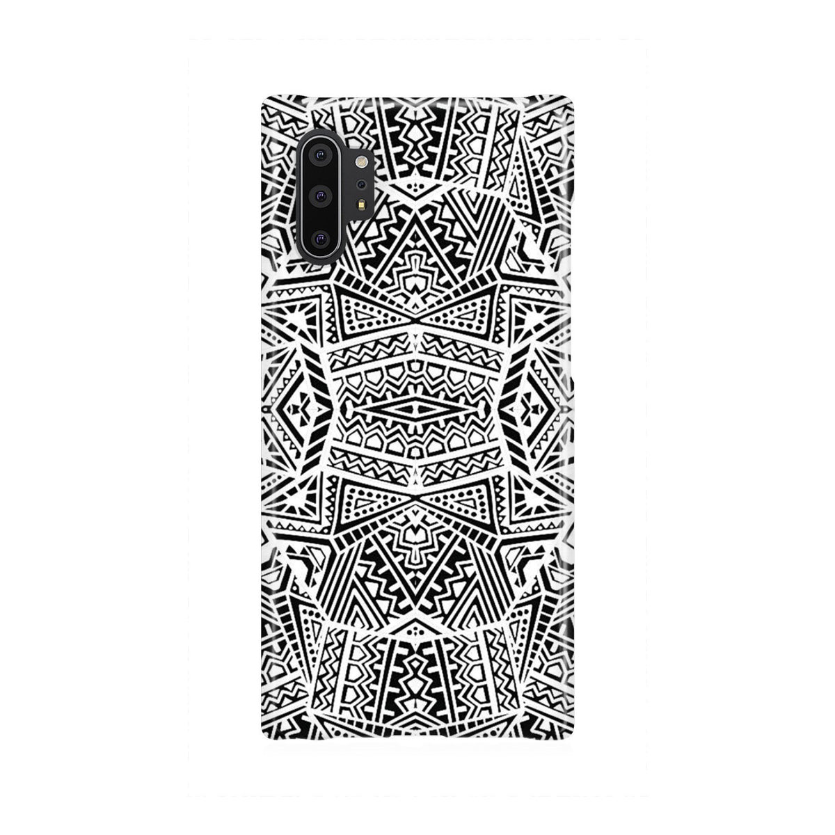 Polynesian Phone Case White And Black Samsung Galaxy Note 10 Plus - Polynesian Pride