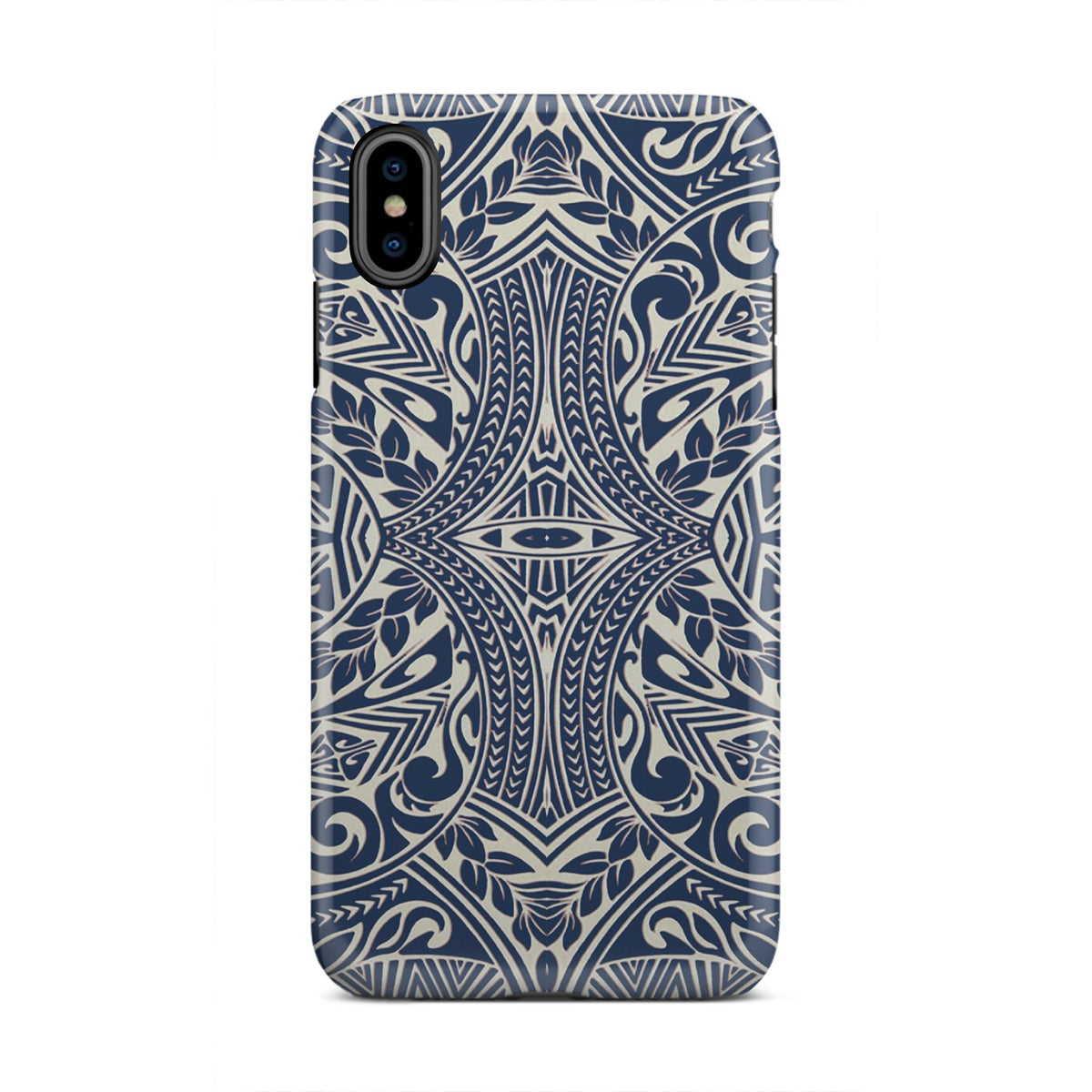 Polynesian Tough Case Blue iPhone Xs Max - Polynesian Pride
