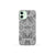 Polynesian Phone Case White And Black iPhone 12 Mini - Polynesian Pride