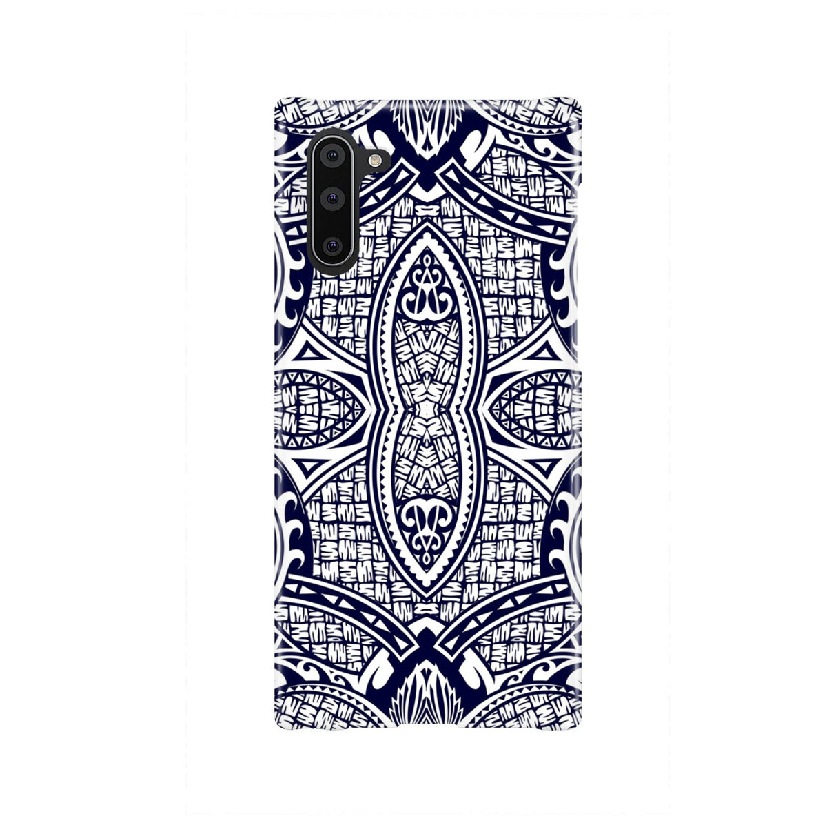 Polynesian Phone Case Blue And White Samsung Galaxy Note 10 - Polynesian Pride