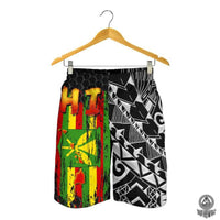 Kanaka Flag Polynesian Short - Dirty Style - Polynesian Pride