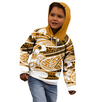 Polynesian Tribal Kid Hoodie Gold LT6 - Polynesian Pride