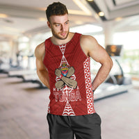 Personalised Tonga Rugby Men Tank Top Mate Ma'a Tonga Independence Day LT7 - Polynesian Pride