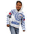 Personalised Samoa Rugby Kid Hoodie Manu Samoa Gradient White LT7 - Polynesian Pride