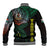Personalised Vanuatu Baseball Jacket Turtle Chest Tattoo Flag Color - Penama LT7 - Polynesian Pride