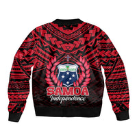 Samoa Independence Day Bomber Jacket Ulafa Polynesian Unique Red No1 LT9 - Polynesian Pride