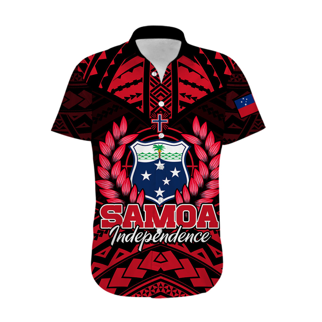 (Custom Personalised) Samoa Independence Day Hawaiian Shirt Ulafa Polynesian Unique Red No3 LT9 - Polynesian Pride