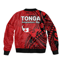 Tonga Independence Anniversary Bomber Jacket Tongan Tribal Pattern Unique Version LT9 - Polynesian Pride