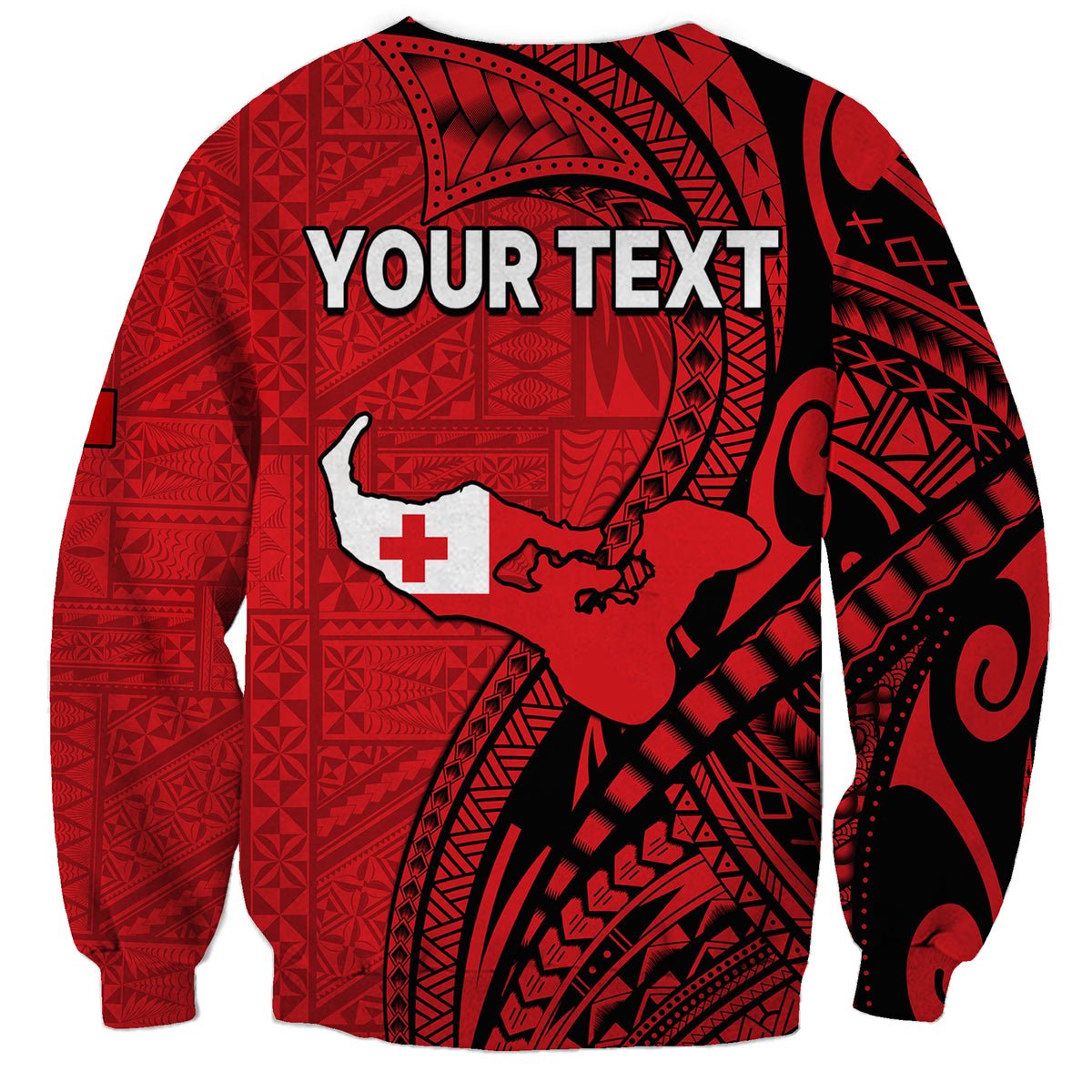 (Custom Personalised) Tonga Independence Anniversary Sweatshirt Tongan Tribal Pattern Unique Version LT9 - Polynesian Pride