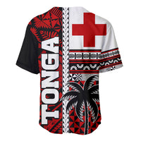 Tonga Kupesi Ngatu Baseball Jersey Proud Tonga with Flag and Palm Tree LT9 - Polynesian Pride
