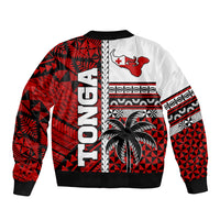 Tonga Independence Day Bomber Jacket Proud Tongan Emancipation with Kupesi Ngatu LT9 - Polynesian Pride