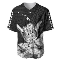 Hawaii Shaka Sign Baseball Jersey Black Version LT9 - Polynesian Pride