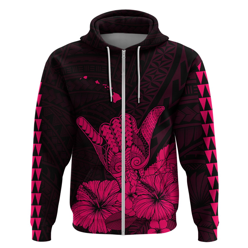 Hawaii Shaka Sign Hoodie Pink Version LT9 - Polynesian Pride