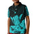 Hawaii Shaka Sign Kid Polo Shirt Turquoise Version LT9 Kid Turquoise - Polynesian Pride