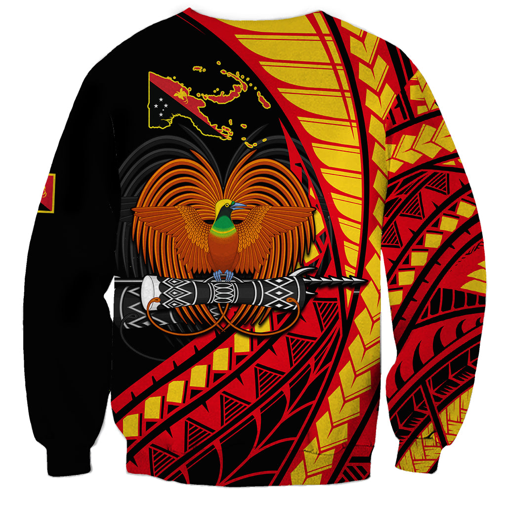 Papua New Guinea Sweatshirt The Greater Bird of Paradise LT9 - Polynesian Pride