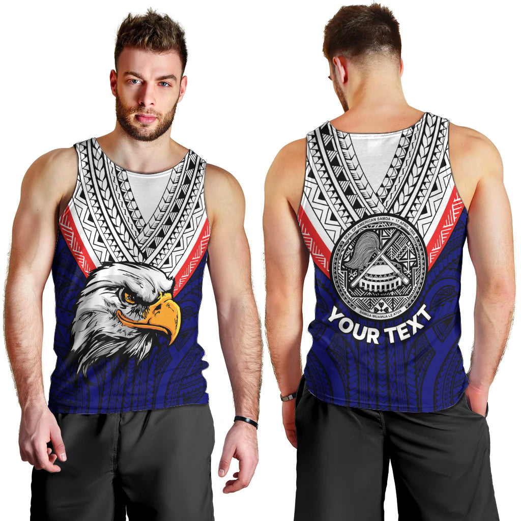 (Custom Personalised) American Samoa Independence Day Men Tank Top Simple Style LT9 - Polynesian Pride