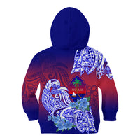 Guam Kid Hoodie Polynesian Floral Tribal LT9 - Polynesian Pride