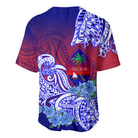 (Custom Personalised) Guam Baseball Jersey Polynesian Floral Tribal LT9 - Polynesian Pride