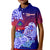 (Custom Personalised) Guam Kid Polo Shirt Polynesian Floral Tribal LT9 Kid Gradient - Polynesian Pride