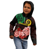 Vanuatu Kid Hoodie Polynesian Floral Tribal LT9 - Polynesian Pride