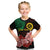 (Custom Personalised) Vanuatu Kid T Shirt Polynesian Floral Tribal LT9 Black - Polynesian Pride