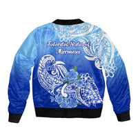 Federated States Of Micronesia Bomber Jacket Polynesian Floral Tribal LT9 - Polynesian Pride