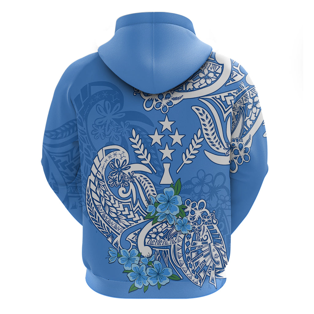 FSM Kosrae State Hoodie Polynesian Floral Tribal LT9 - Polynesian Pride