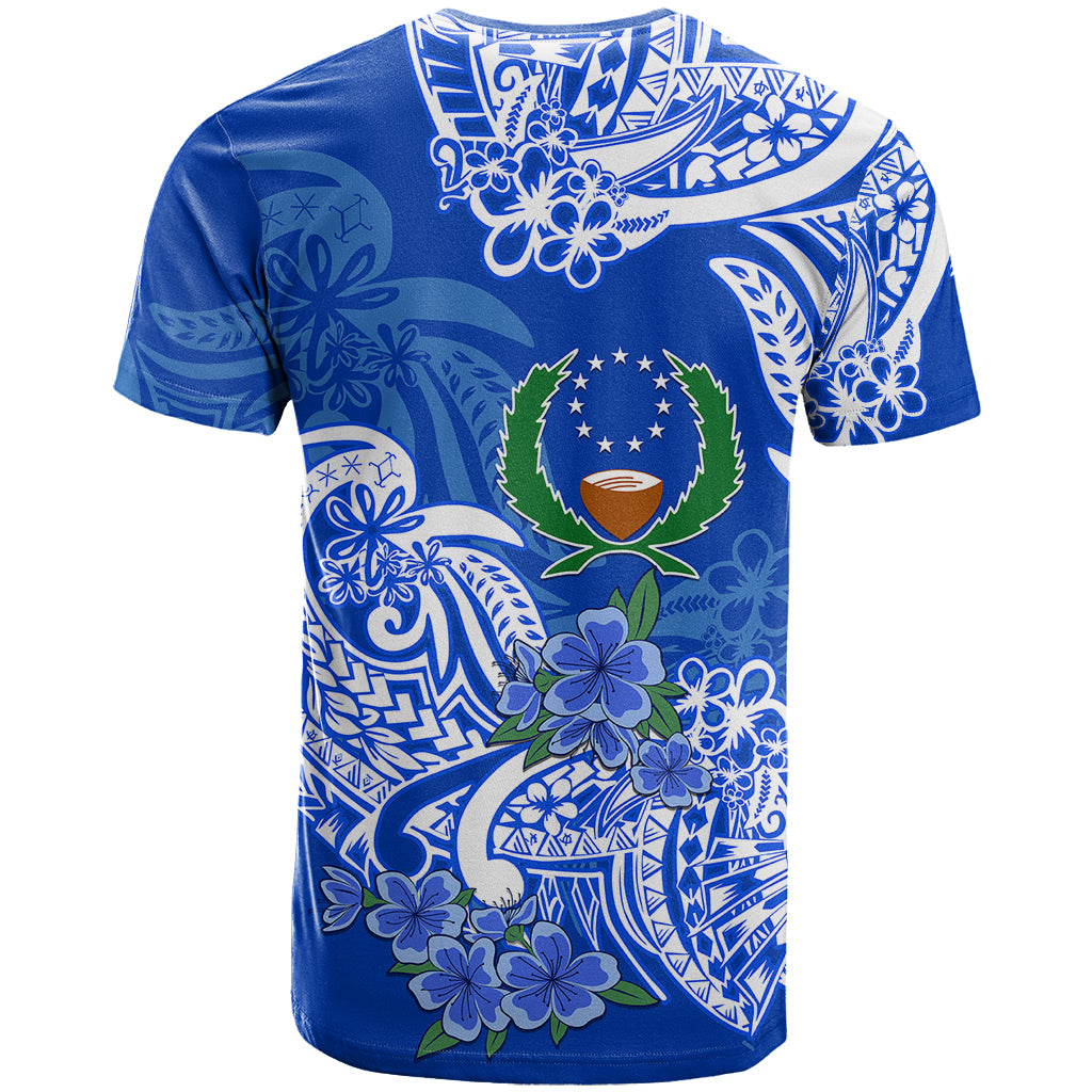 FSM Pohnpei State T Shirt Polynesian Floral Tribal LT9 - Polynesian Pride
