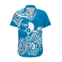 FSM Yap State Hawaiian Shirt Polynesian Floral Tribal LT9 - Polynesian Pride