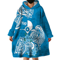 FSM Yap State Wearable Blanket Hoodie Polynesian Floral Tribal LT9 - Polynesian Pride
