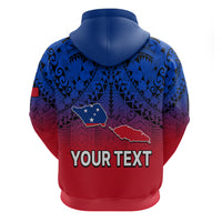 Custom Polynesian Independent State of Samoa Gradient Hoodie LT9 - Polynesian Pride