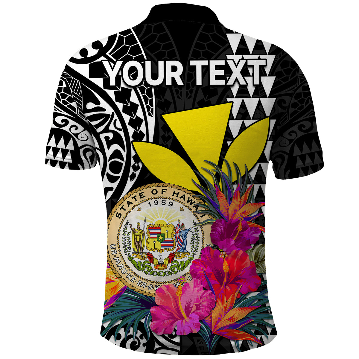 Custom Kakau Tribal Hawaiian Kanaka Maoli Polo Shirt LT9 - Polynesian Pride