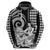 Aloha Hula Girl Hawaiian Tribal and Simple Kakau Hoodie LT9 Zip Hoodie Black - Polynesian Pride