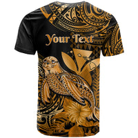 Custom Hawaii Monk Seal T Shirt Polynesian Kakau With Kanaka Gold LT14 - Polynesian Pride