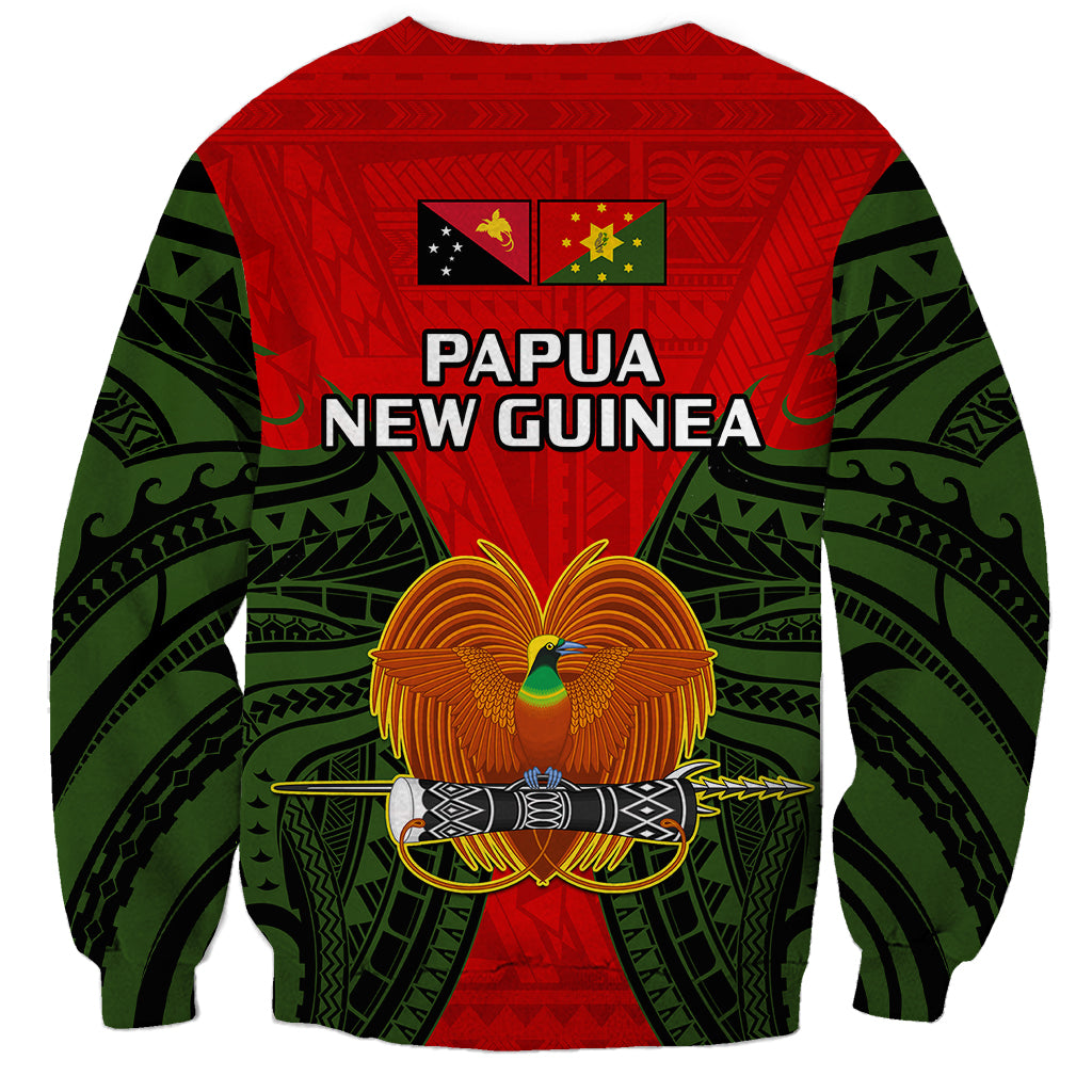 Papua New Guinea Sweatshirt Eastern Highlands Province Mix Coat Of Arms Polynesian Art LT14 - Polynesian Pride