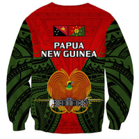 Papua New Guinea Sweatshirt Eastern Highlands Province Mix Coat Of Arms Polynesian Art LT14 - Polynesian Pride