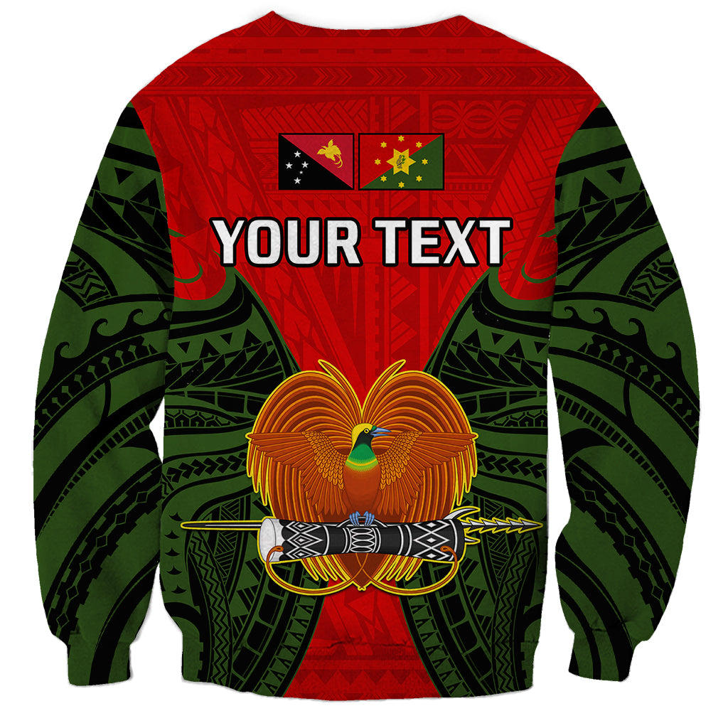 (Custom Personalised) Papua New Guinea Sweatshirt Eastern Highlands Province Mix Coat Of Arms Polynesian Art LT14 - Polynesian Pride