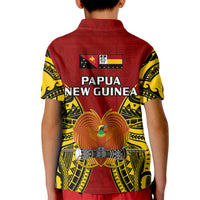 Papua New Guinea Kid Polo Shirt Madang Province Mix Coat Of Arms Polynesian Art LT14 - Polynesian Pride