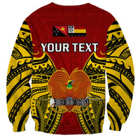 (Custom Personalised) Papua New Guinea Sweatshirt Madang Province Mix Coat Of Arms Polynesian Art LT14 - Polynesian Pride