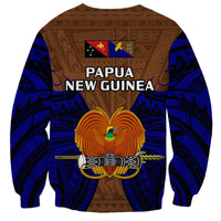 Papua New Guinea Sweatshirt Manus Province Mix Coat Of Arms Polynesian Art LT14 - Polynesian Pride