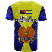Papua New Guinea T Shirt Morobe Province Mix Coat Of Arms Polynesian Art LT14 - Polynesian Pride